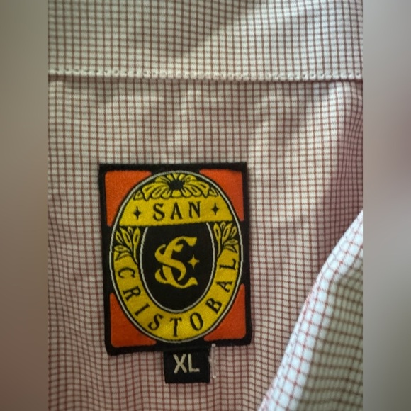 NWT San Cristobal Classic Guayabera, Burnt Orange, XL - Picture 13 of 14